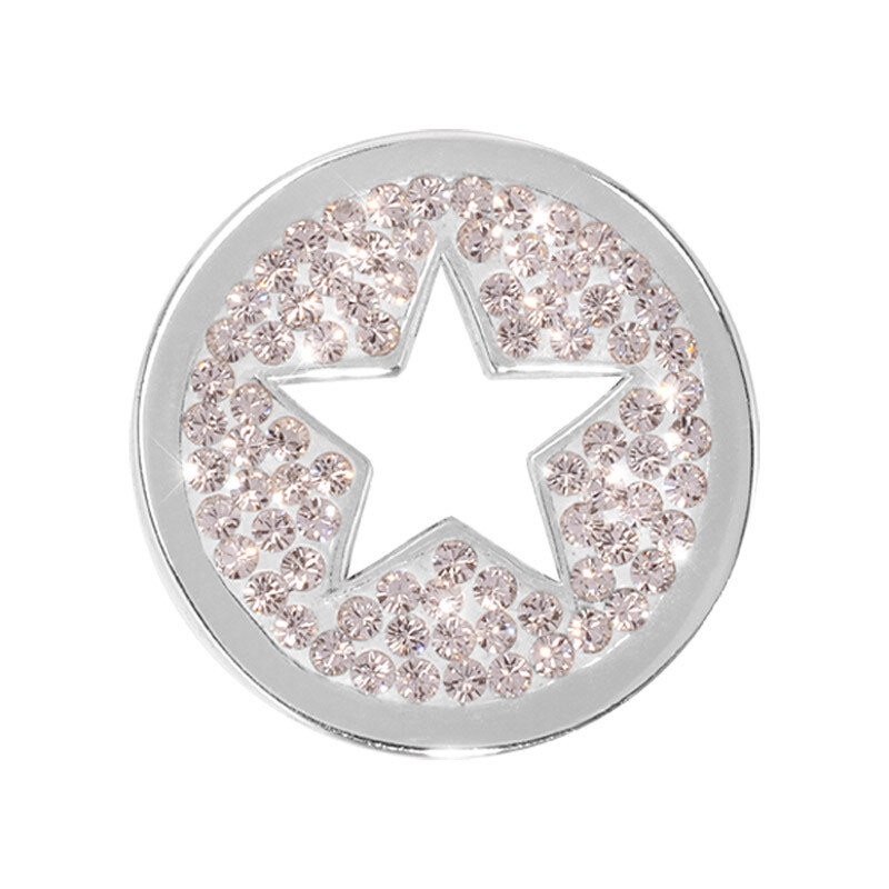 Nikki Lissoni Sparkling Star Silver-Plated 23mm Coin C1239SS