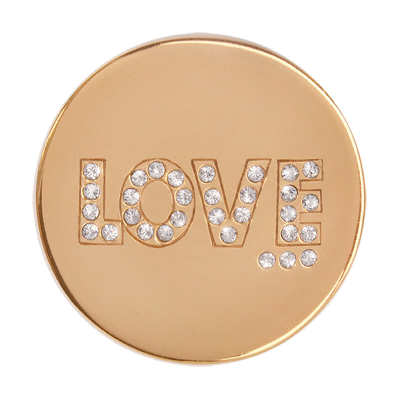 Nikki Lissoni Golden Love Gold-Plated 33mm Coin C1263GM