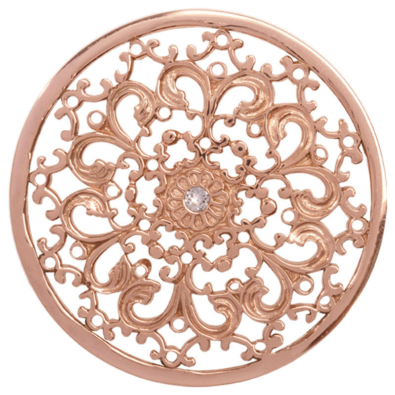 Nikki Lissoni Lucky Daisy Rose Gold-Plated 43mm Coin C1286RGL