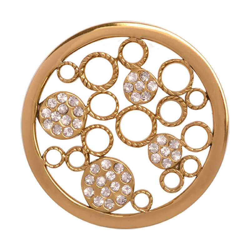 Nikki Lissoni Snowballs In Winter Gold-Plated 33mm Coin C1294GM