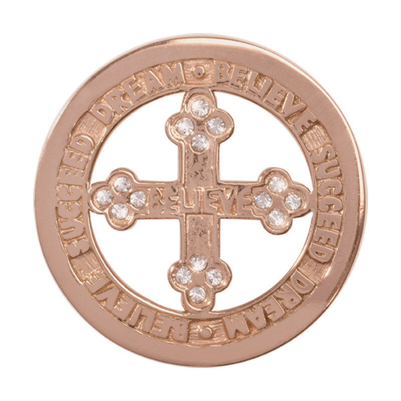 Nikki Lissoni Dream Believe Succeed Rose Gold-Plated 33mm Coin C1296RGM, MPN: C1296RGM, 87186274678…