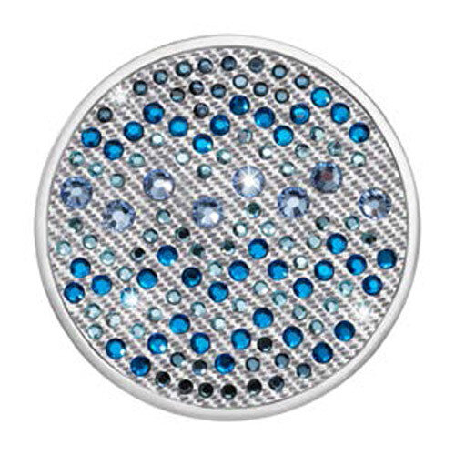 Nikki Lissoni Sense of Glamour Aquamarine Silver-Plated 33mm Coin C1336SM, MPN: C1336SM, 8718627468…