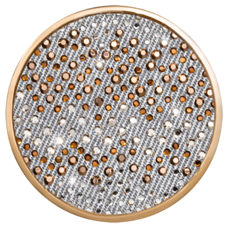 Nikki Lissoni Sense of Glamour Rose Gold Gold-Plated 43mm Coin C1348GL, MPN: C1348GL, 8718627468630