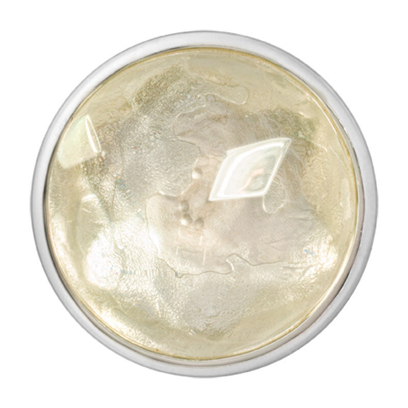 Nikki Lissoni Faceted Rock Crystal Silver-Plated 33mm Coin C1361SM