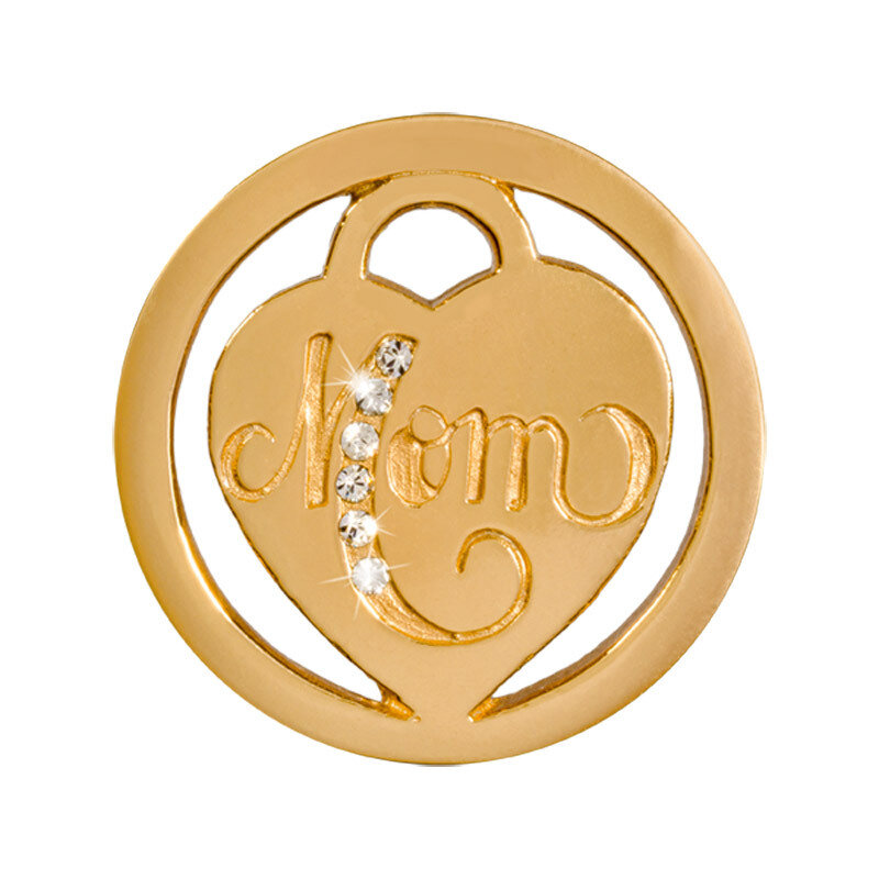 Nikki Lissoni Mom Gold-Plated 23mm Coin C1398GS