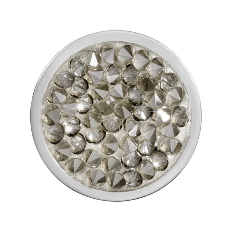 Nikki Lissoni White Rock Crystal Silver-Plated 23mm Coin C1426SS, MPN: C1426SS, 8718627469774