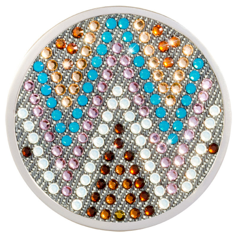 Nikki Lissoni Denim Dreams Aztec Blue Silver-Plated 43mm Coin C1490SL, MPN: C1490SL, 8718819231639