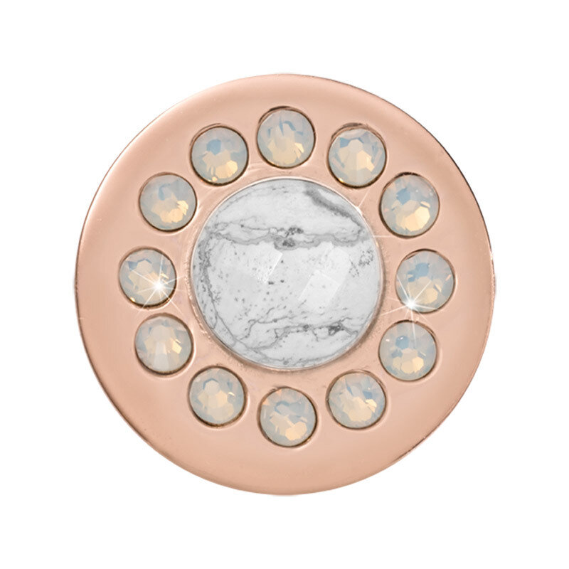 Nikki Lissoni Id Like To Give You Clarity & Patience Rose Gold-Plated 23mm Coin C1504RGS
