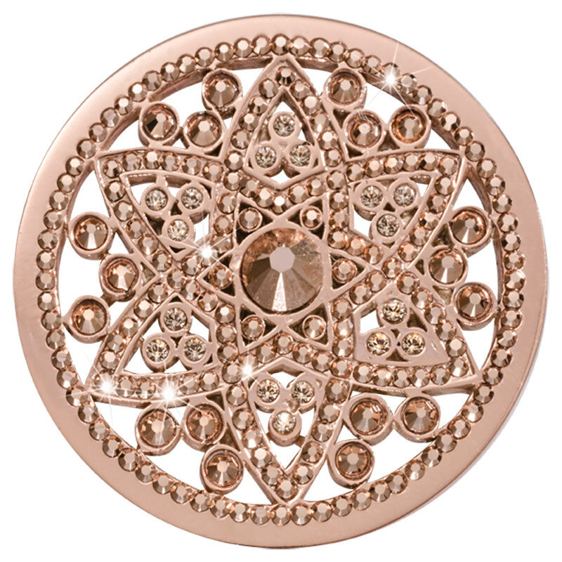 Nikki Lissoni Champagne Explosion Rose Gold-Plated 43mm Coin C1523RGL