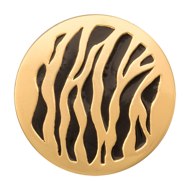 Nikki Lissoni Spot The Black Tiger Gold-Plated 33mm Coin C1568GM