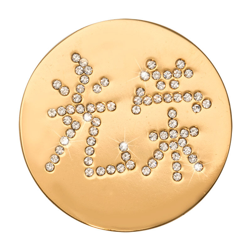 Nikki Lissoni Glory Gold-Plated 33mm Coin C1579GM