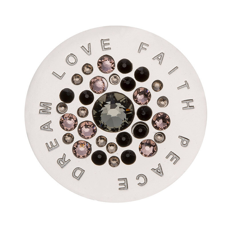 Nikki Lissoni Sparkling Love. Faith. Peace. Dream Silver-Plated 33mm Coin C1615SM