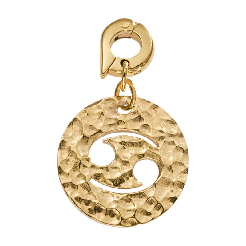 Nikki Lissoni Cancer Charm Gold-Plated 20mm D1003GM