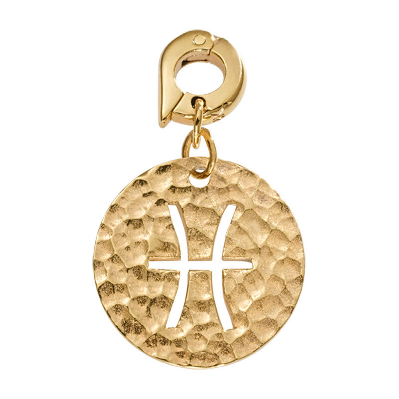 Nikki Lissoni Pisces Charm Gold-Plated 20mm D1011GM