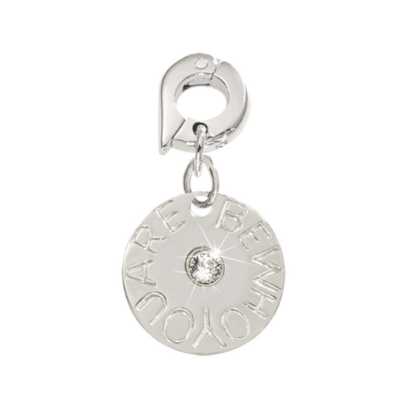 Nikki Lissoni Be Who You Are Charm Silver-Plated 15mm D1054SS
