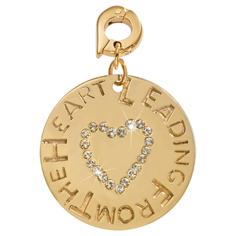Nikki Lissoni Leading From The Heart Charm Gold-Plated 25mm D1067GL