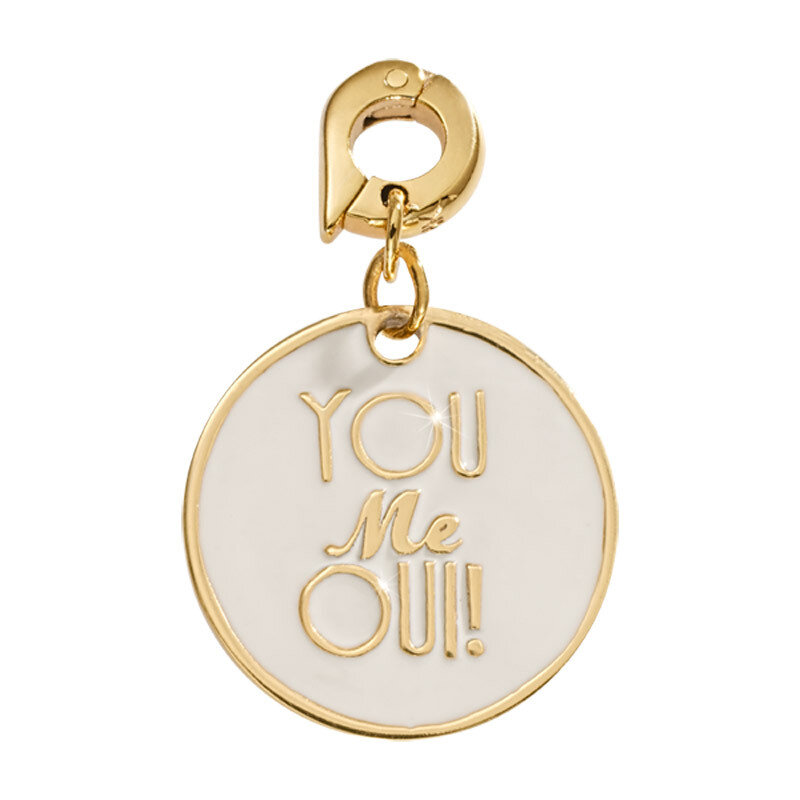 Nikki Lissoni You Me Oui Charm Gold-Plated 20mm D1110GM