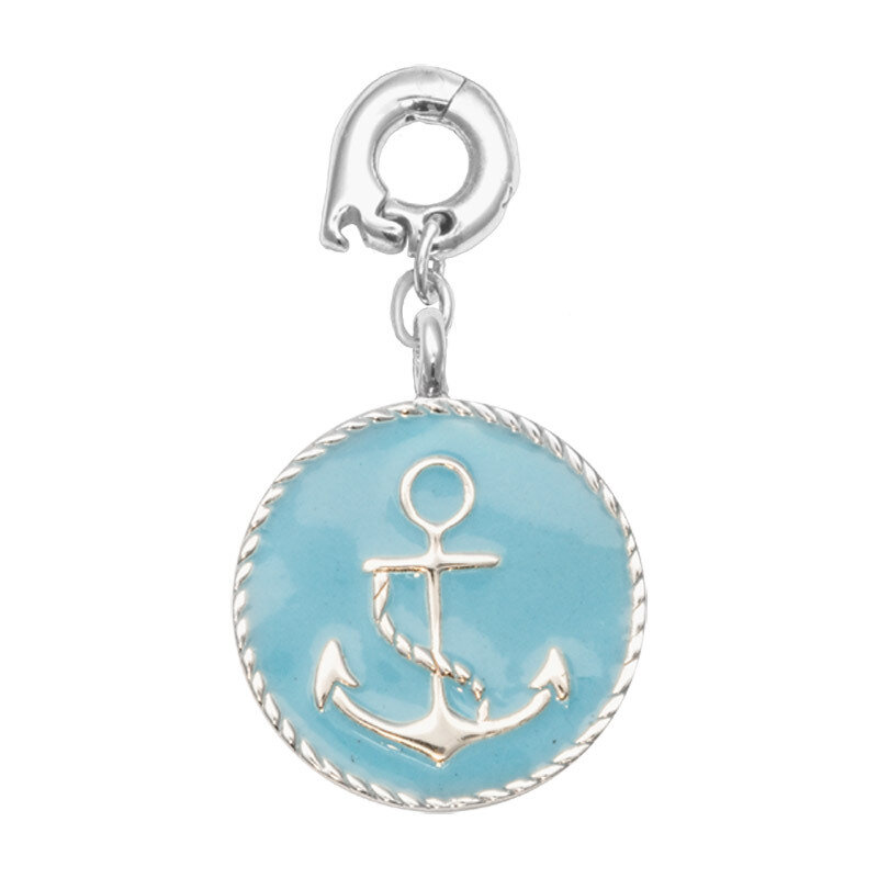 Nikki Lissoni Hope For Something Blue Charm Silver-Plated 20mm D1115SM