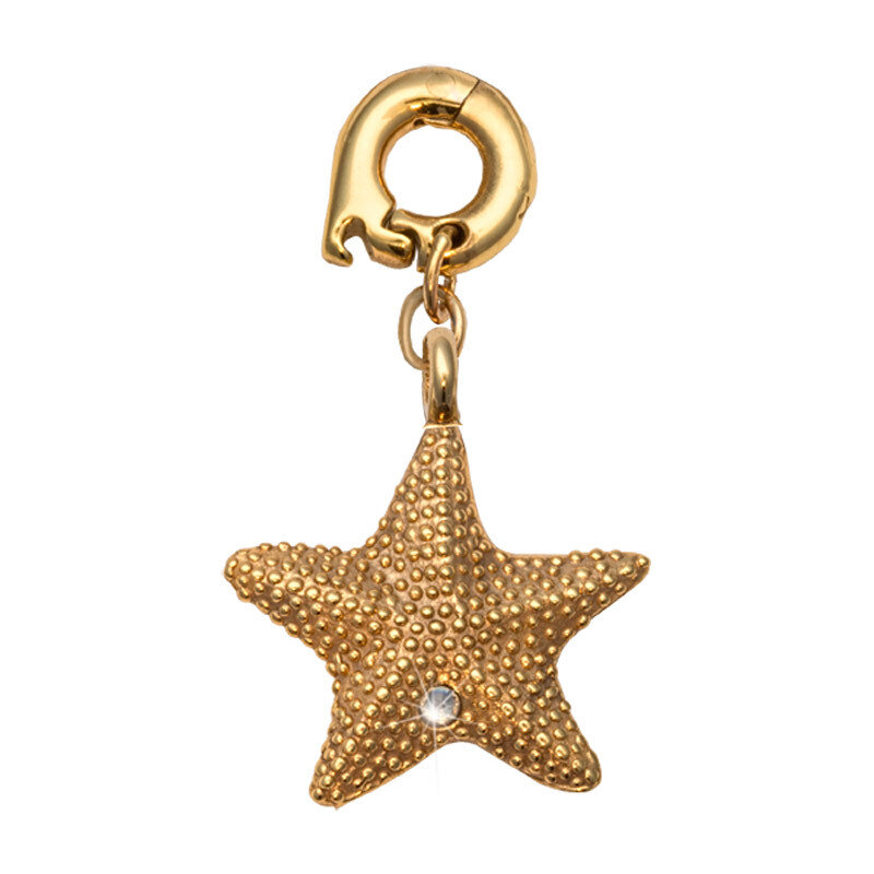 Nikki Lissoni Starfish Charm Gold-Plated 20mm D1121GM