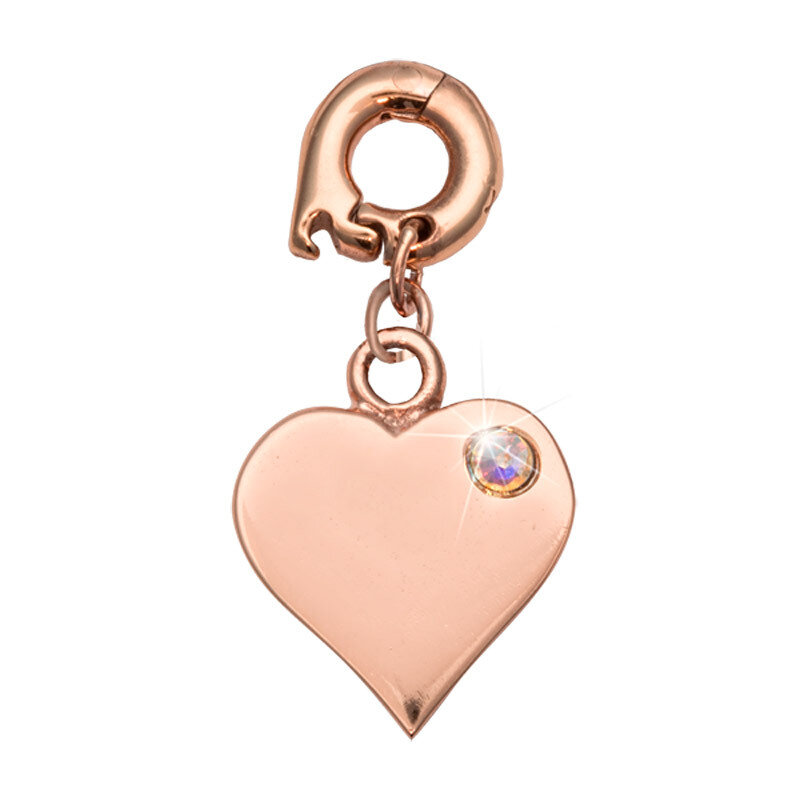 Nikki Lissoni Love It Is Charm Rose Gold-Plated 15mm D1126RGS