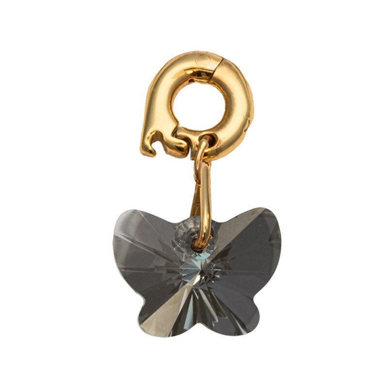 Nikki Lissoni Free As A Butterfly Bronze Shade Charm Gold-Plated 15mm D1154GS