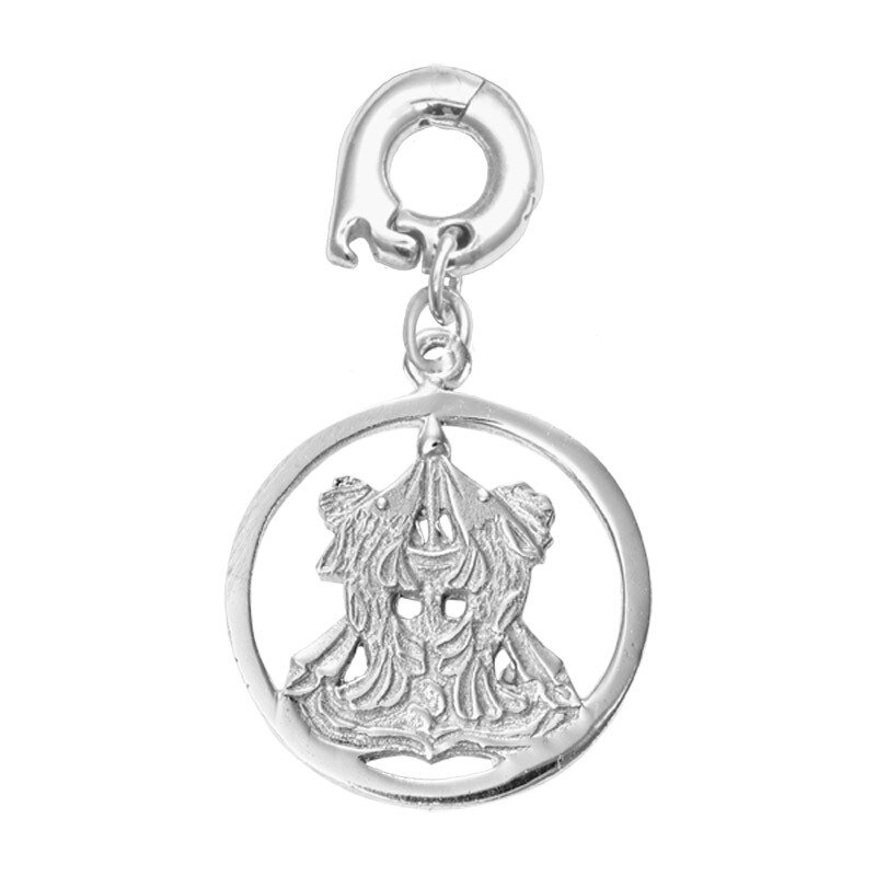 Nikki Lissoni Golden Fish Charm Silver-Plated 20mm D1188SM