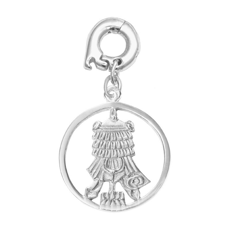 Nikki Lissoni Victory Banner Charm Silver-Plated 20mm D1189SM