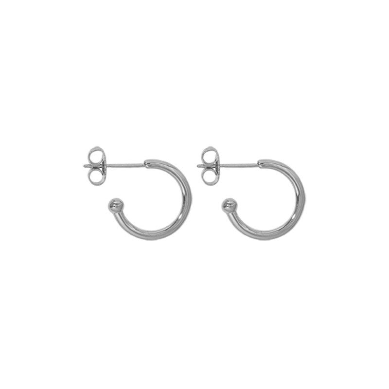 Nikki Lissoni Silver-Plated Earrings 15mm EA1000S