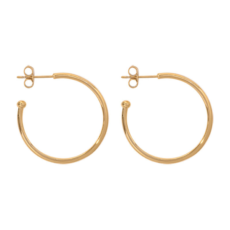 Nikki Lissoni Gold-Plated Earrings 28mm EA1002G