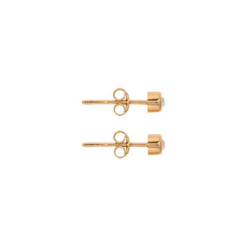 Nikki Lissoni Gold-Plated Stud Earrings EA2000G