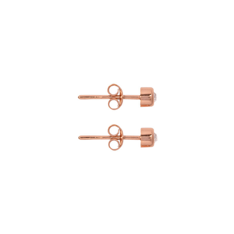 Nikki Lissoni Rose Gold-Plated Stud Earrings EA2000RG, MPN: EA2000RG, 8718627465981
