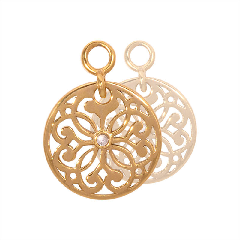 Nikki Lissoni Baroque Fantasy 2 Pieces Gold-Plated 14mm Earrings EAC2018G, MPN: EAC2018G, 871862746…