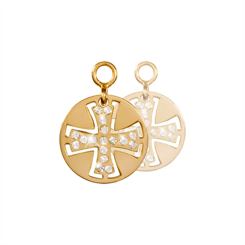 Nikki Lissoni Celtic Cross 2 Pieces Gold-Plated 14mm Earrings EAC2049G, MPN: EAC2049G, 8718819231578