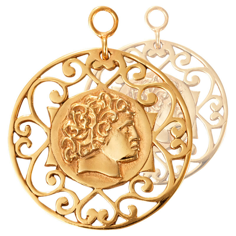 Nikki Lissoni I Rule The World Earring Coins Gold-Plated 25mm EAC2054GL, MPN: EAC2054GL, 8719075300…