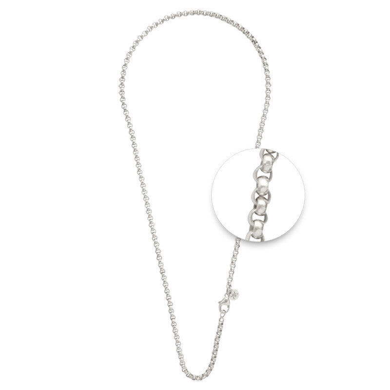 Nikki Lissoni Silver-Plated 3mm X 60cm 24in Chain N01S60