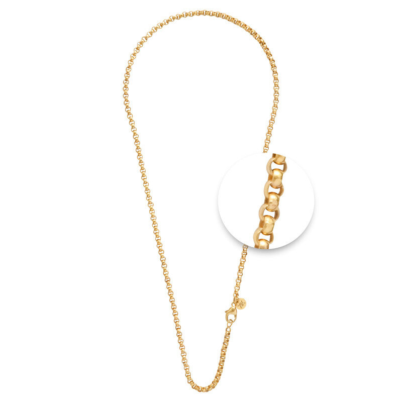 Nikki Lissoni Gold-Plated 3mm X 42cm 16in Chain N02G42