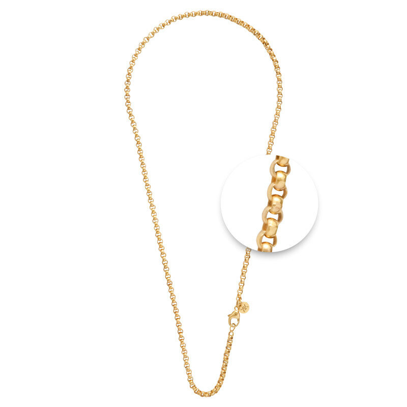 Nikki Lissoni Gold-Plated 3mm X 90cm 36in Chain N02G90, MPN: N02G90, 8718627463284
