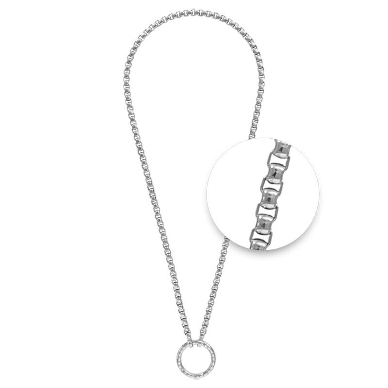 Nikki Lissoni Silver-Plated Necklace Silver-Plated Closure 48cm 19in N1013S48