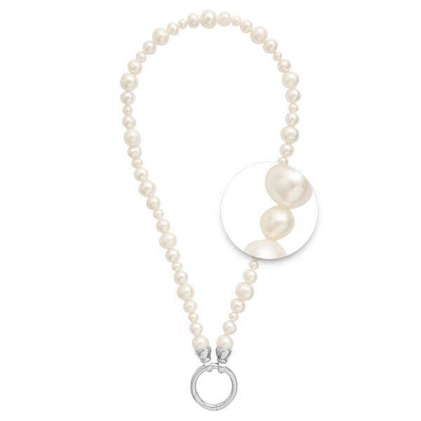 Nikki Lissoni Necklace with Pearls Silver-Plated Closure 40cm NQ01S40, MPN: NQ01S40, 8718627464519