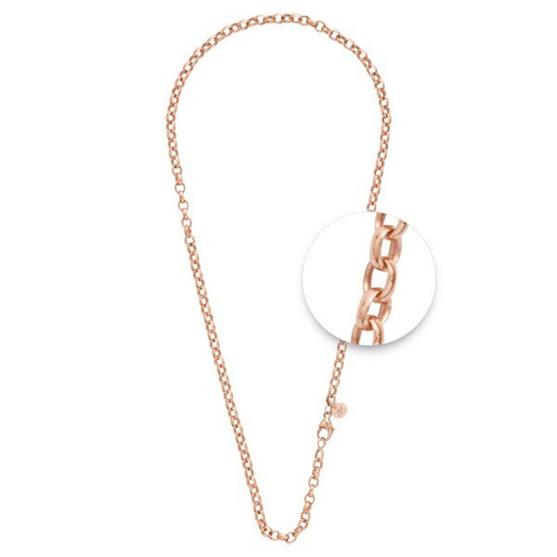 Nikki Lissoni Rose Gold-Plated 4mm X 60cm 24in Chain NR03RG60