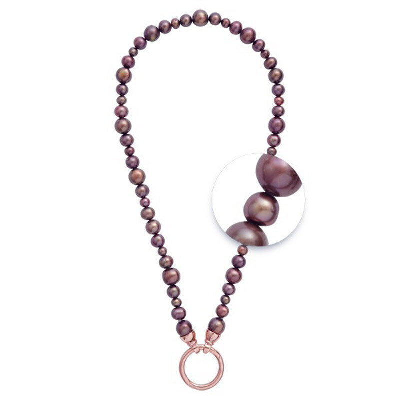 Nikki Lissoni Necklace with Pearls with A Rose Gold-Plated Oclosure 80cm 32in NU03RG80, MPN: NU03RG…