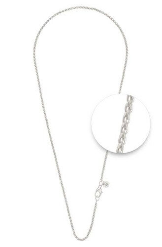 Nikki Lissoni Silver-Plated 2 1mm X 60cm 24in Chain NW01S60
