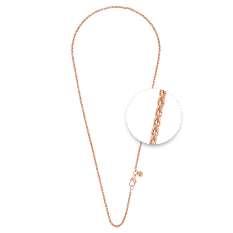 Nikki Lissoni Rose Gold-Plated 2 1mm X 60cm 24in Chain NW03RG60