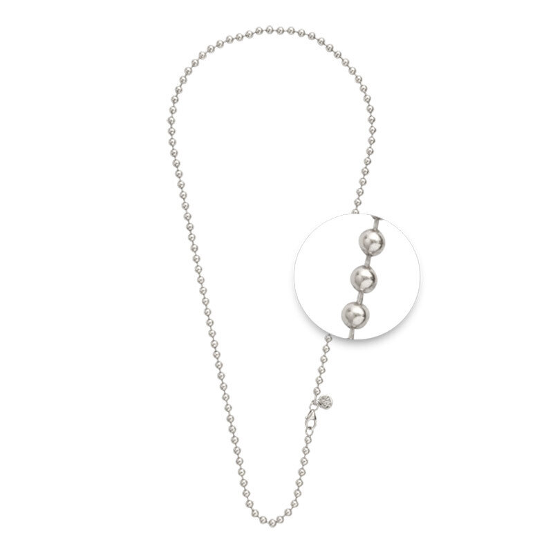 Nikki Lissoni Silver-Plated 3mm X 42cm 16in Chain NY01S42