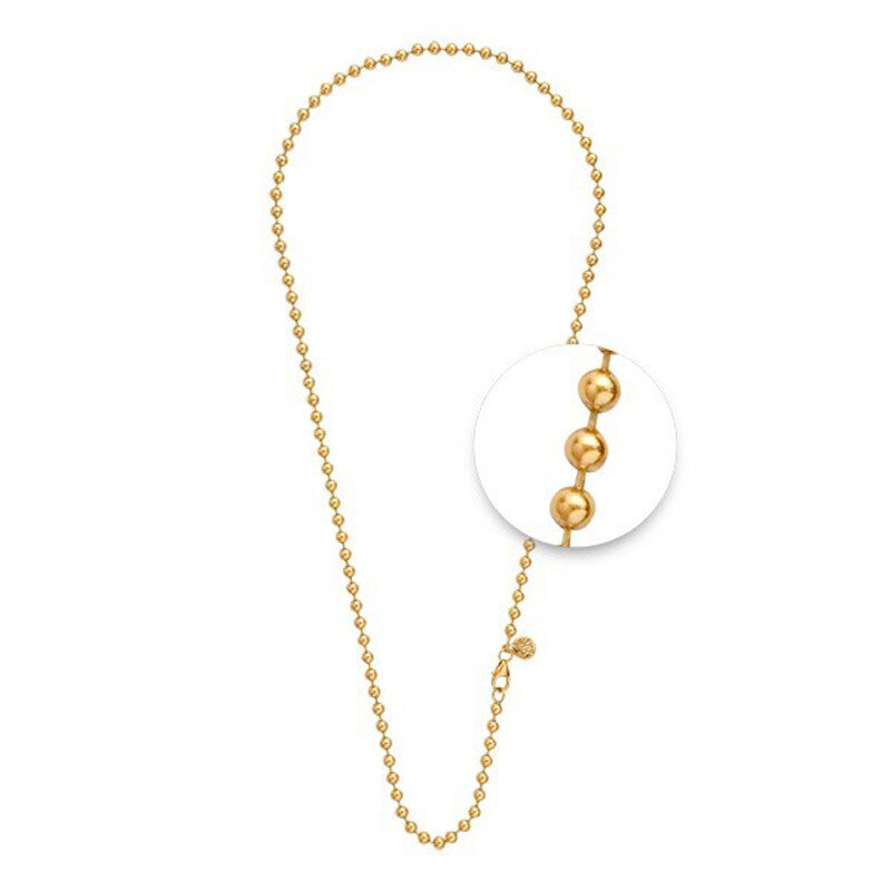 Nikki Lissoni Gold-Plated 3mm X 60cm 24in Chain NY02G60