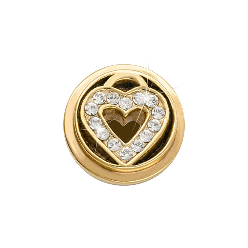 Nikki Lissoni Gold-Plated Love Keeper Coin That Fits S Rings RC2008G