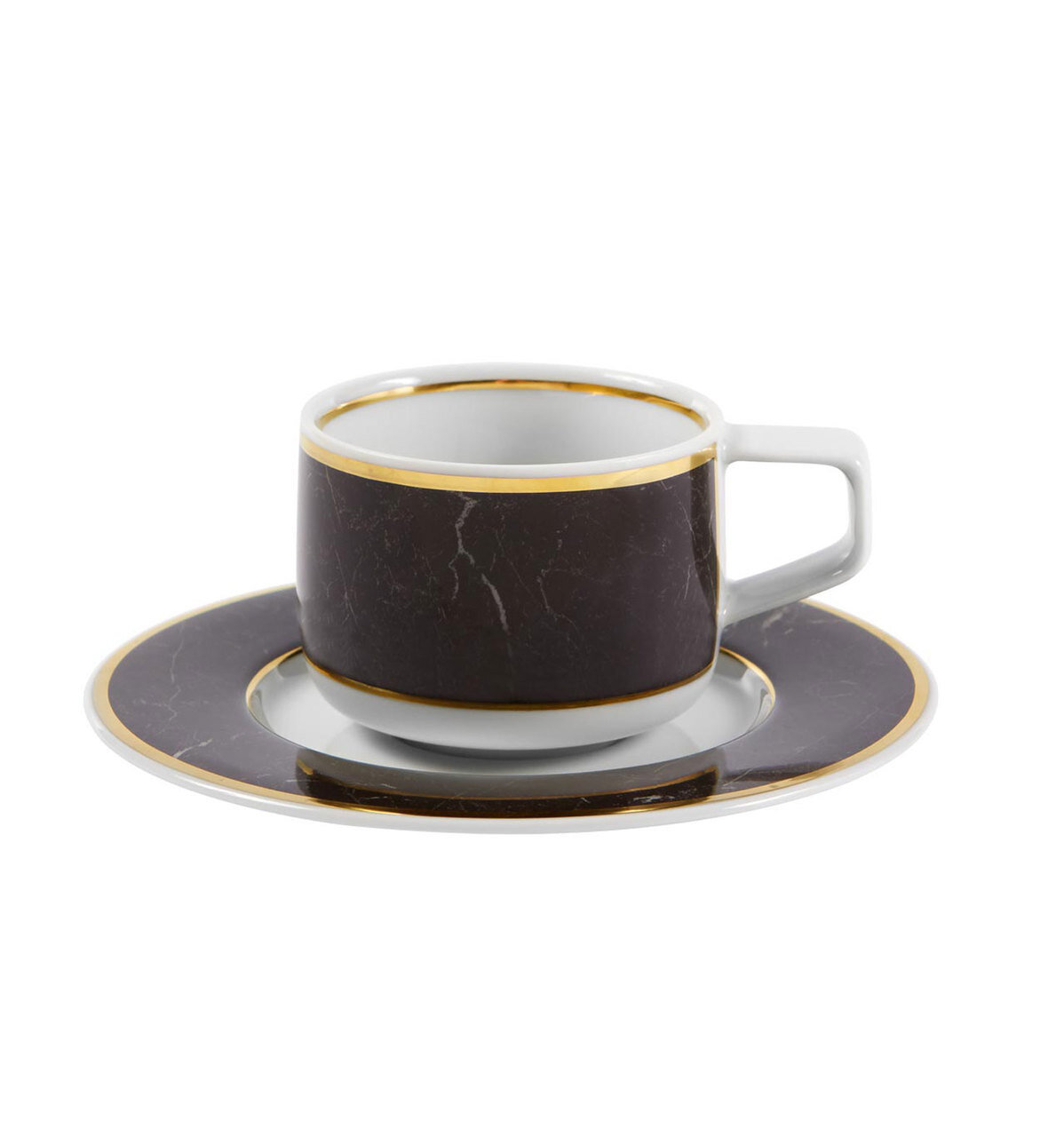 Vista Alegre Carrara Coffee Cup and Saucer