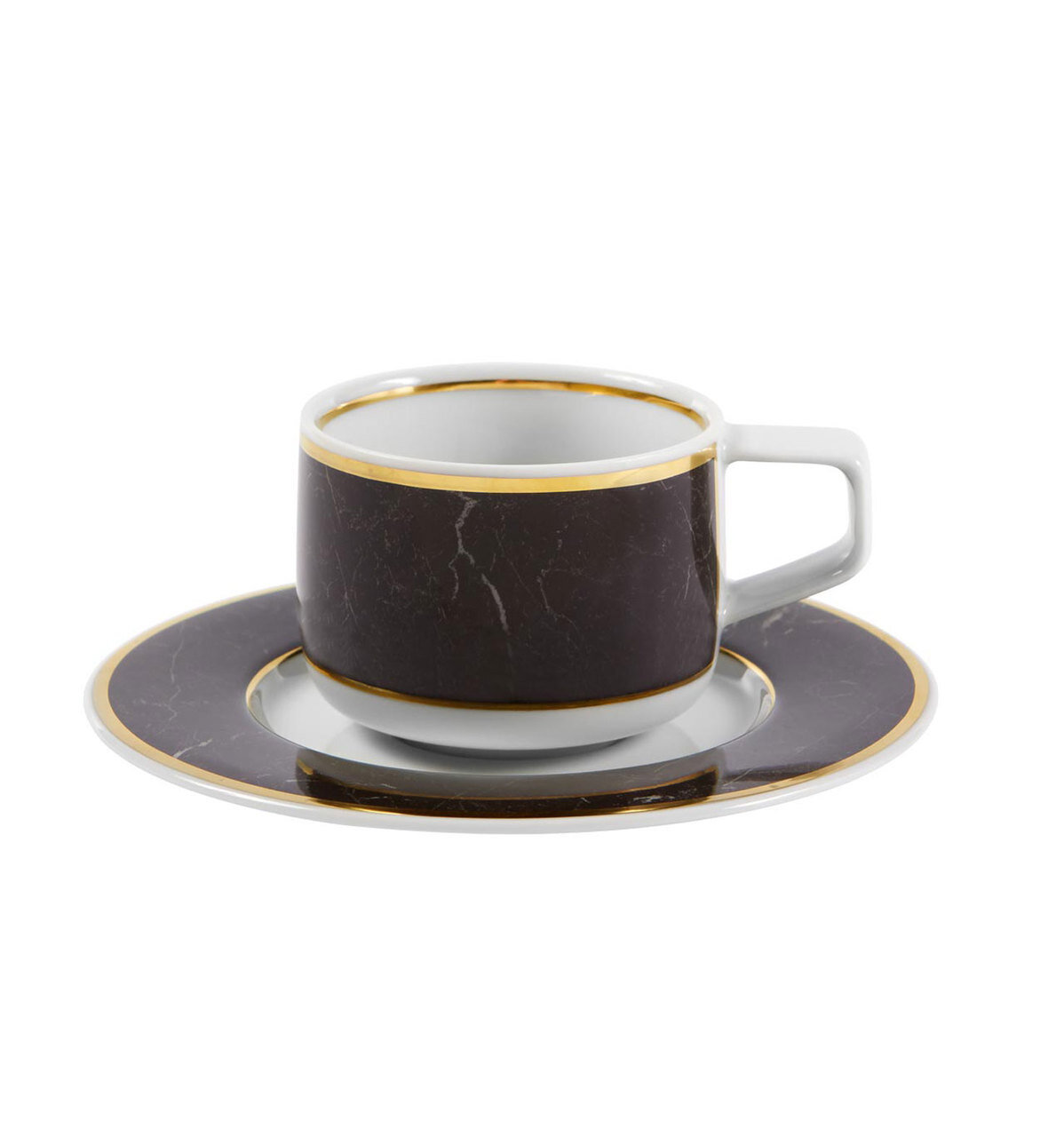 Vista Alegre Carrara Coffee Cup and Saucer, MPN: 21124424,