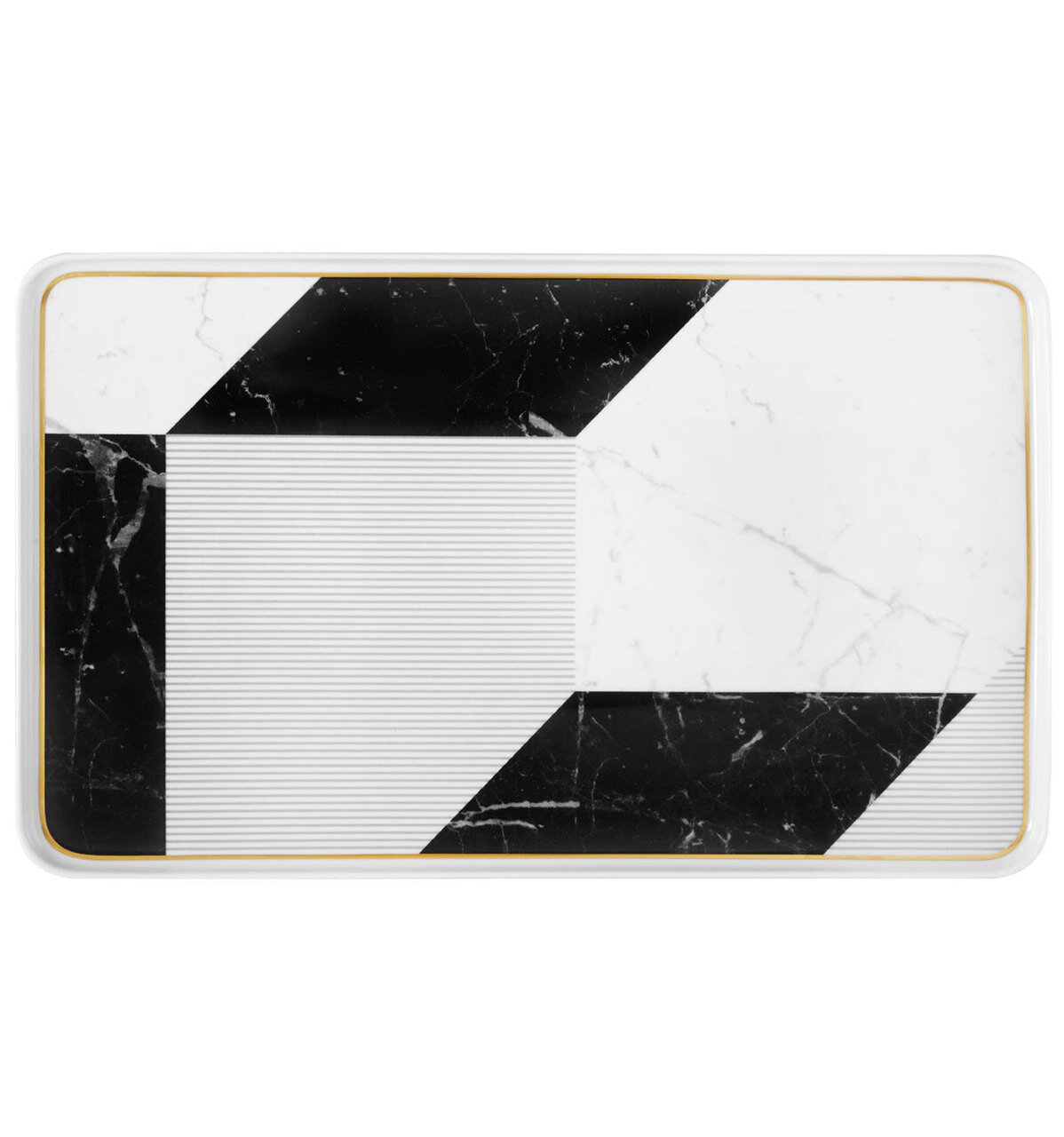 Vista Alegre Carrara Large Rectangular Platter, MPN: 21124418,