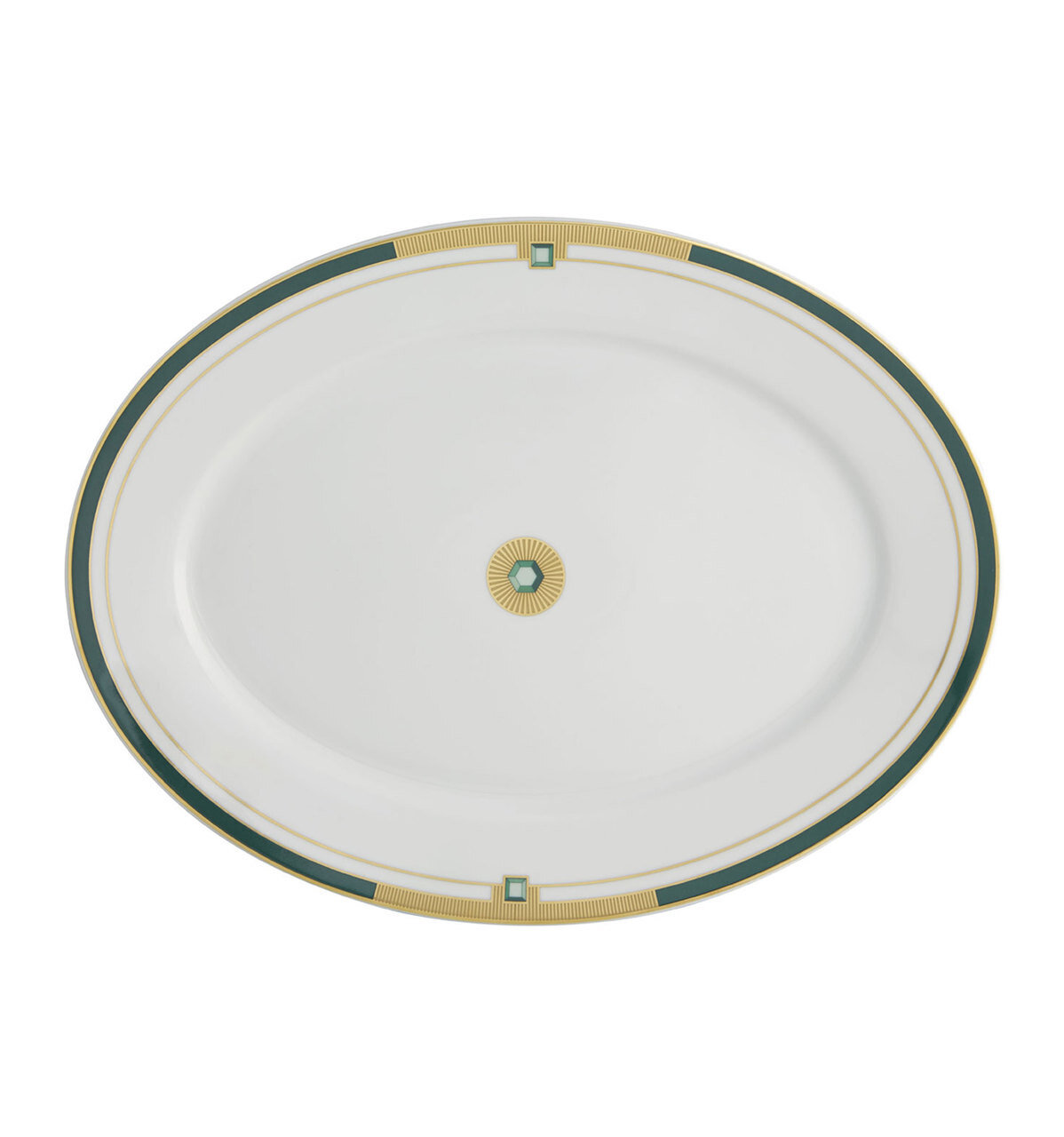 Vista Alegre Emerald Large Oval Platter, MPN: 21121990, 5601266401980